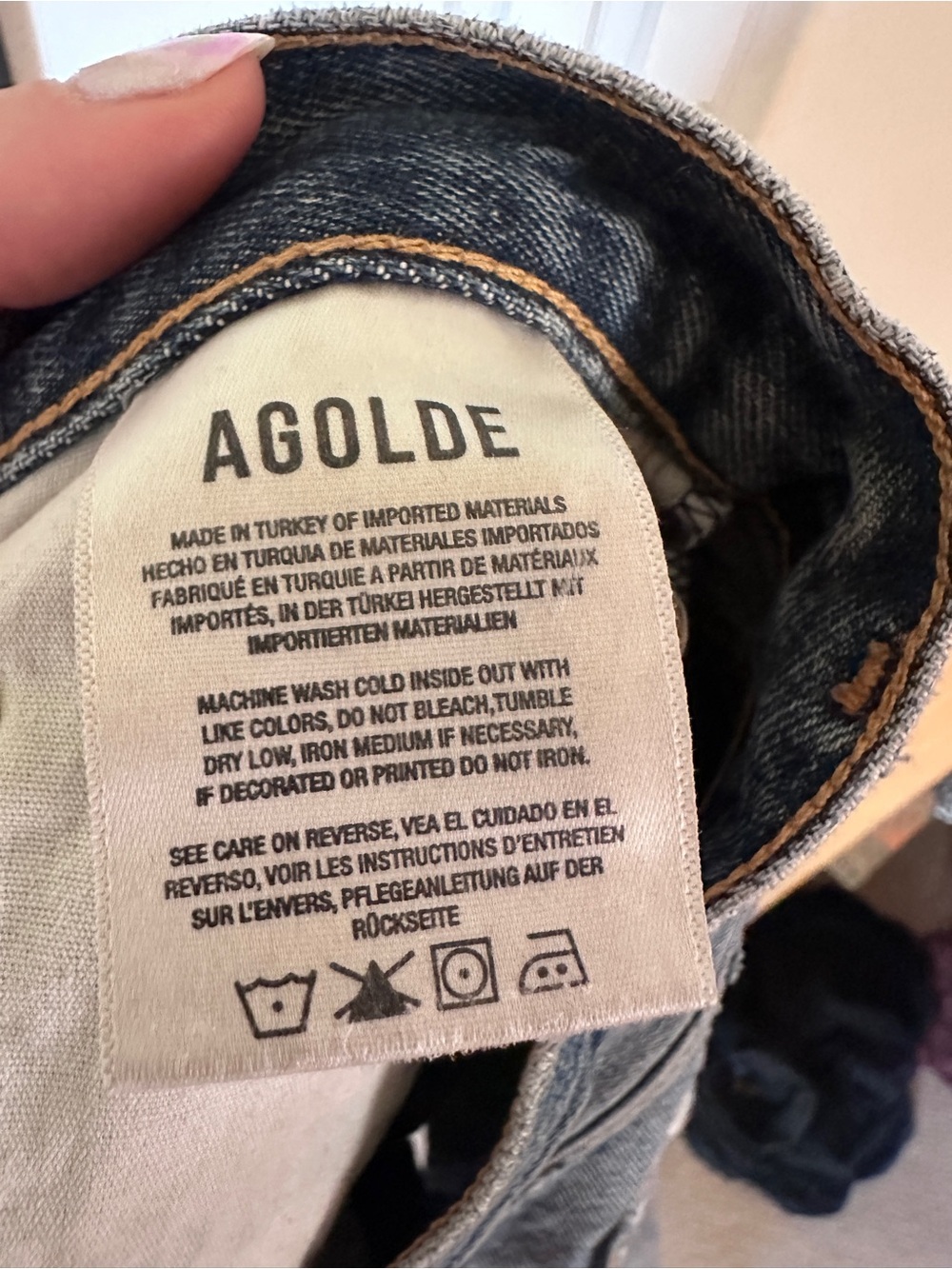 Agolde 28 Dee shorts ricochet wash - Picture 7 of 7